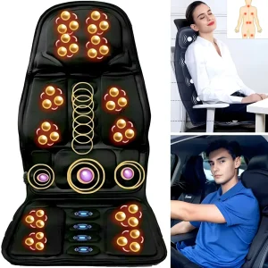 Electric Portable Heating Vibrating Back Pain Relief Mat