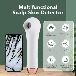 Multifunctional Scalp Skin Hair Follicle Detector